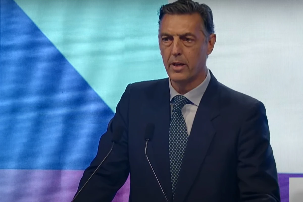 Facundo Gómez Minujín, presidente de Amcham. CAPTURA DE VIDEO