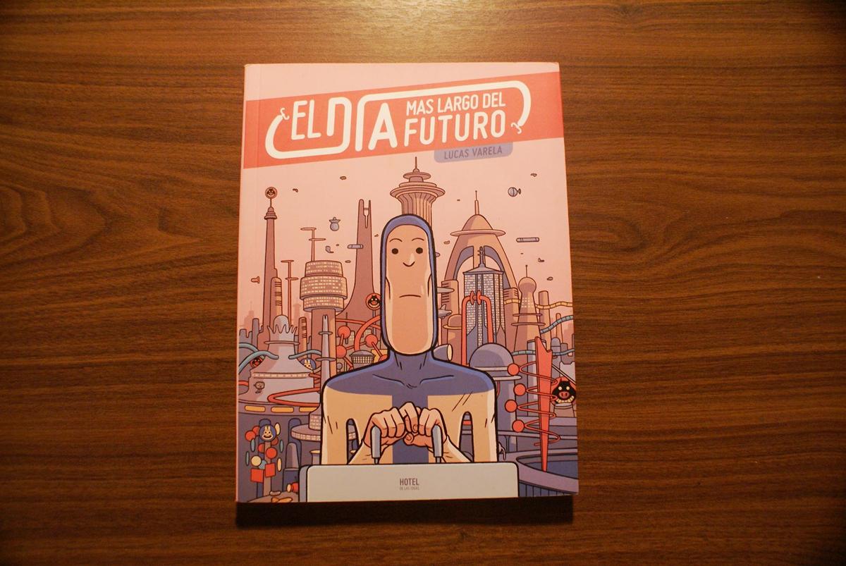 CLIMA FUTURISTA. ''El día más largo del futuro'' de Lucas Varela es una historieta sin diálogo que podría ser una adaptación muda. / MERCADO LIBRE