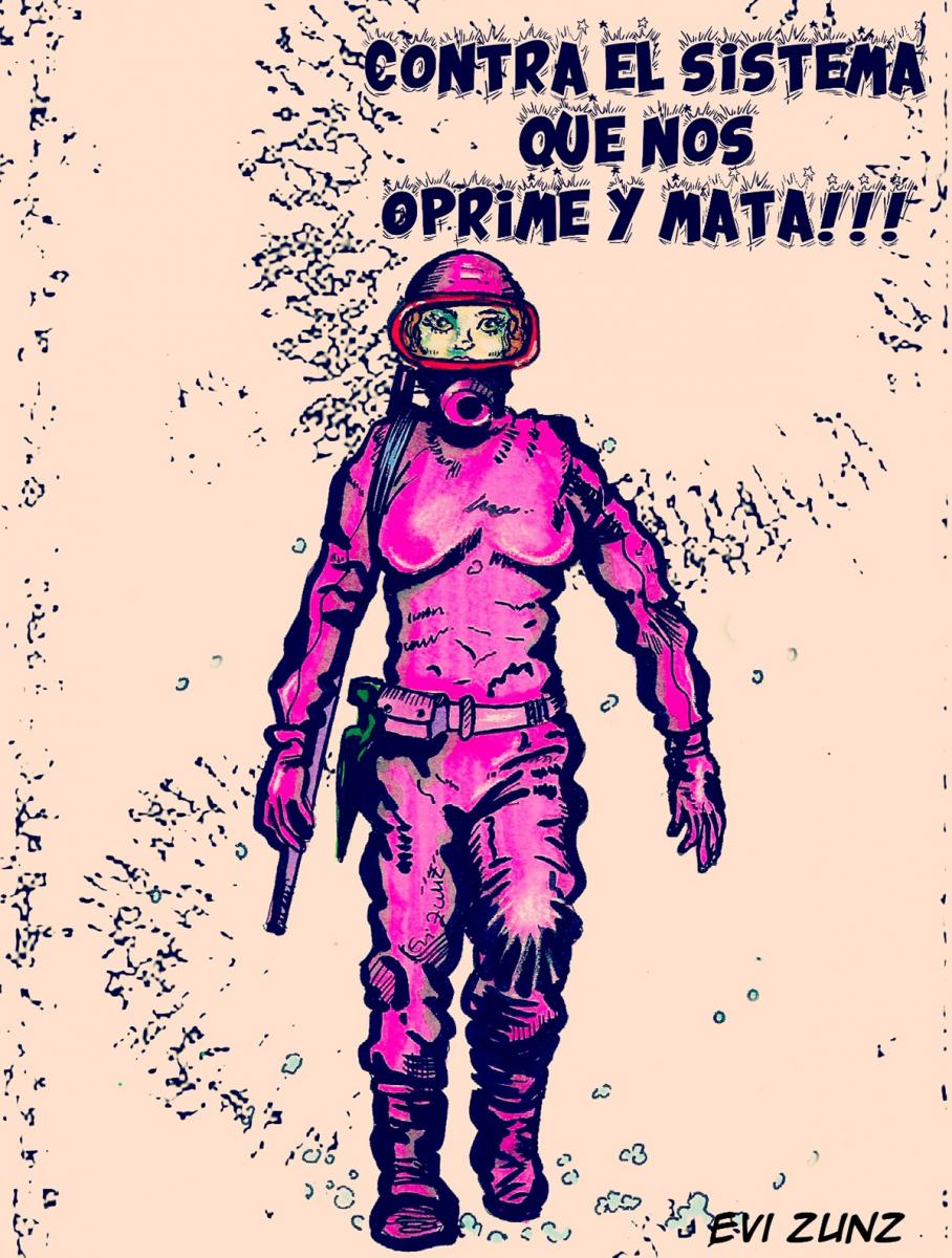 REVERSIÓN. Las obras de Evi hablan de derechos humanos, de la comunidad LGBT y de feminismos. / CORTESÍA EVI ZUNZ