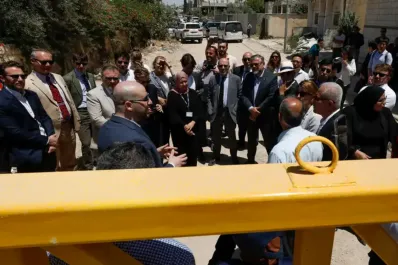 Disparos israelíes durante una visita de diplomáticos