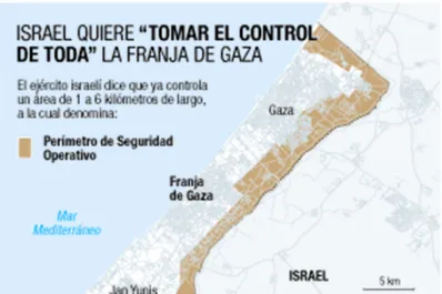 Entran a Gaza 100 camiones con ayuda humanitaria