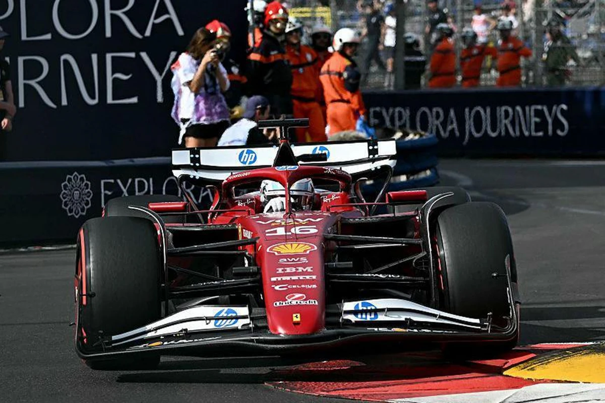 Charles Leclerc lidera los entrenamientos del GP de Mónaco 2025 y va por la pole