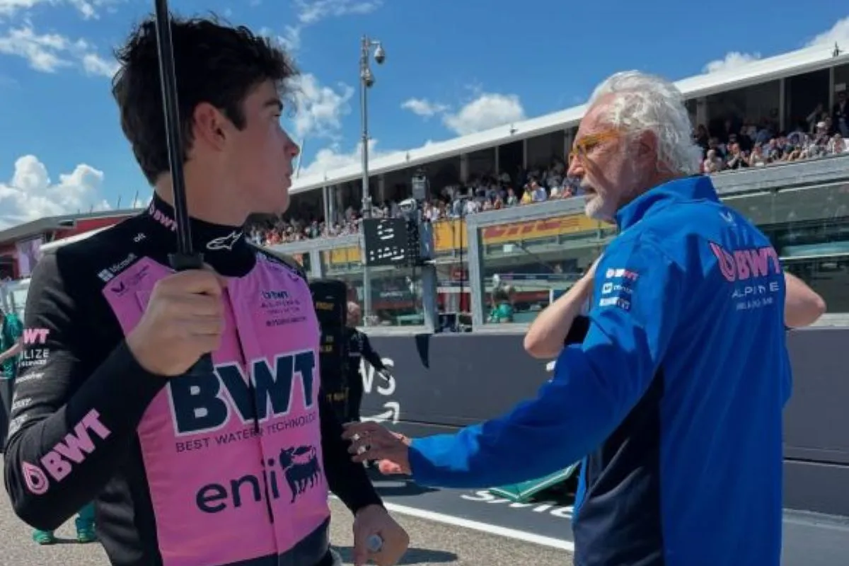 EXPECTANTES. Colapinto y Briatore trabajan para obtener mejores resultados.