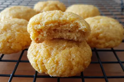 Receta rápida, económica y deliciosa: mini galletas de polenta y limón