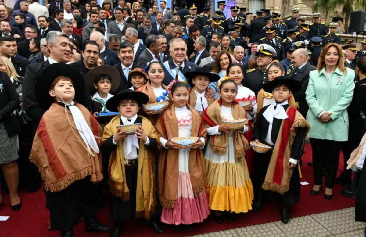 Osvaldo Jaldo encabezó los actos oficiales. COMUNICACIÓN PÚBLICA