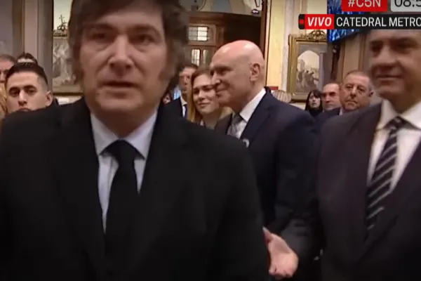 Tedeum del 25 de Mayo en Buenos Aires: Javier Milei no saludó a Jorge Macri y esquivó a Victoria Villaruel