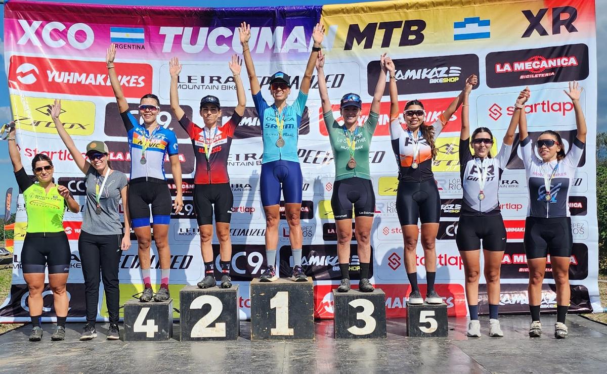 DAMAS. La jujeña Agustina Apaza se subió a lo más alto del podio en la categoría principal para las mujeres.