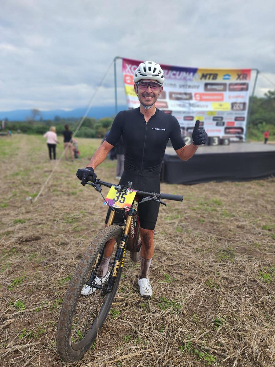 PURA FELICIDAD. Rodrigo Altamirano mostró un gran nivel para triunfar en la segunda fecha del campeoanto Tucumano de cross country.