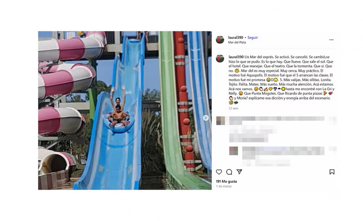 El último posteo de Laura Leguizamón, dos meses antes de la tragedia