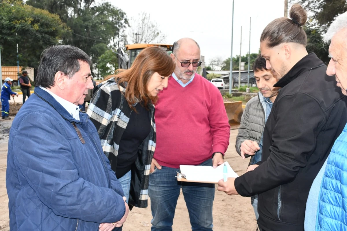 La SAT inició obra de cloacas en la Av. Belgrano, en Juan Bautista Alberdi