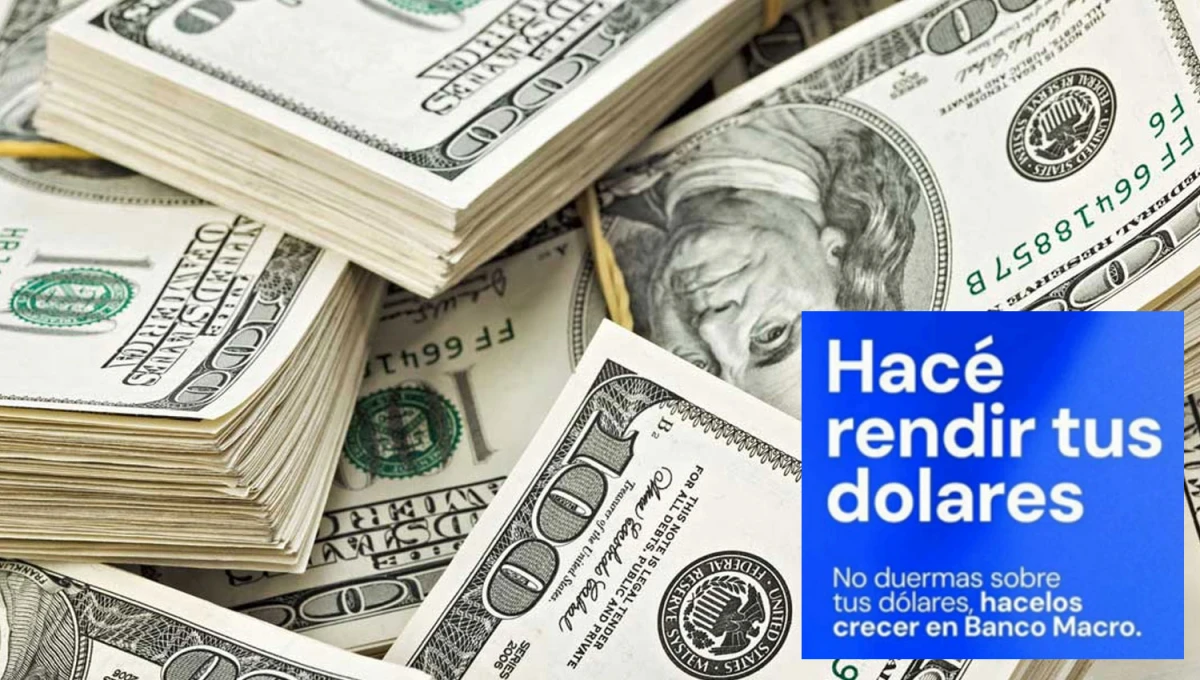 No duermas sobre tus dólares, hacelos crecer en Banco Macro