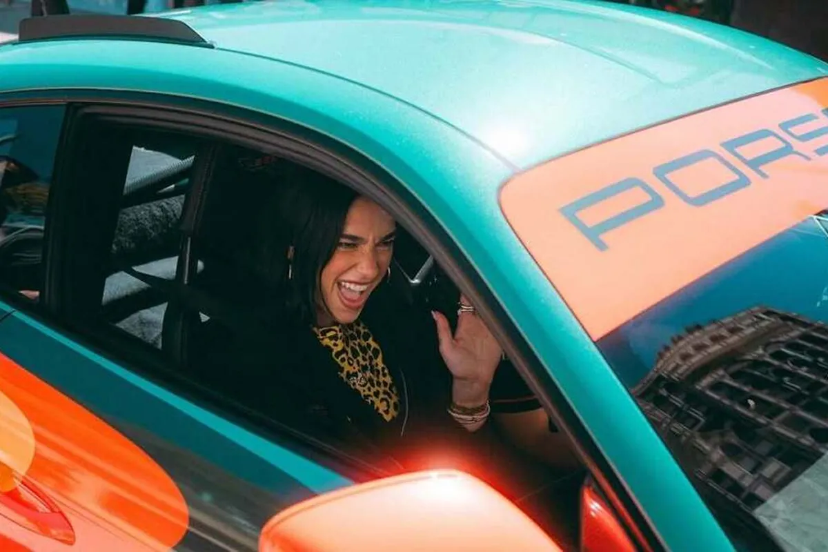 Dua Lipa “corrió” en Mónaco y un like de Colapinto desató la algarabía de los argentinos