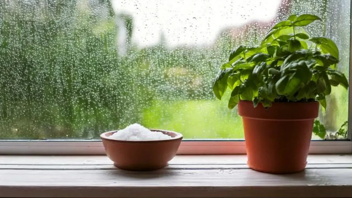 Colocar sal en la ventana durante el invierno tiene un fin práctico y saludable en el hogar