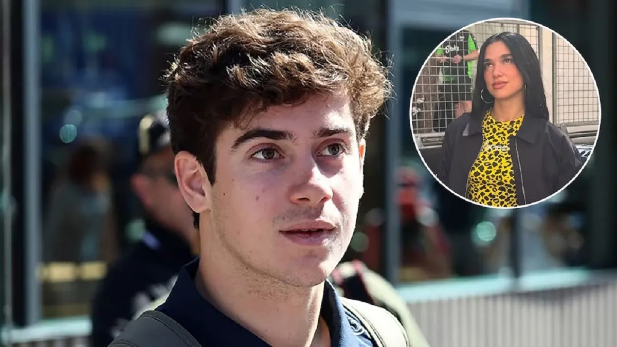 La inesperada reacción de Colapinto a la presencia de Dua Lipa en Mónaco que conquistó las redes