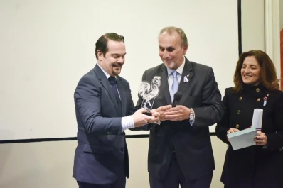 Romain Nadal recibió la distinción Paul Groussac