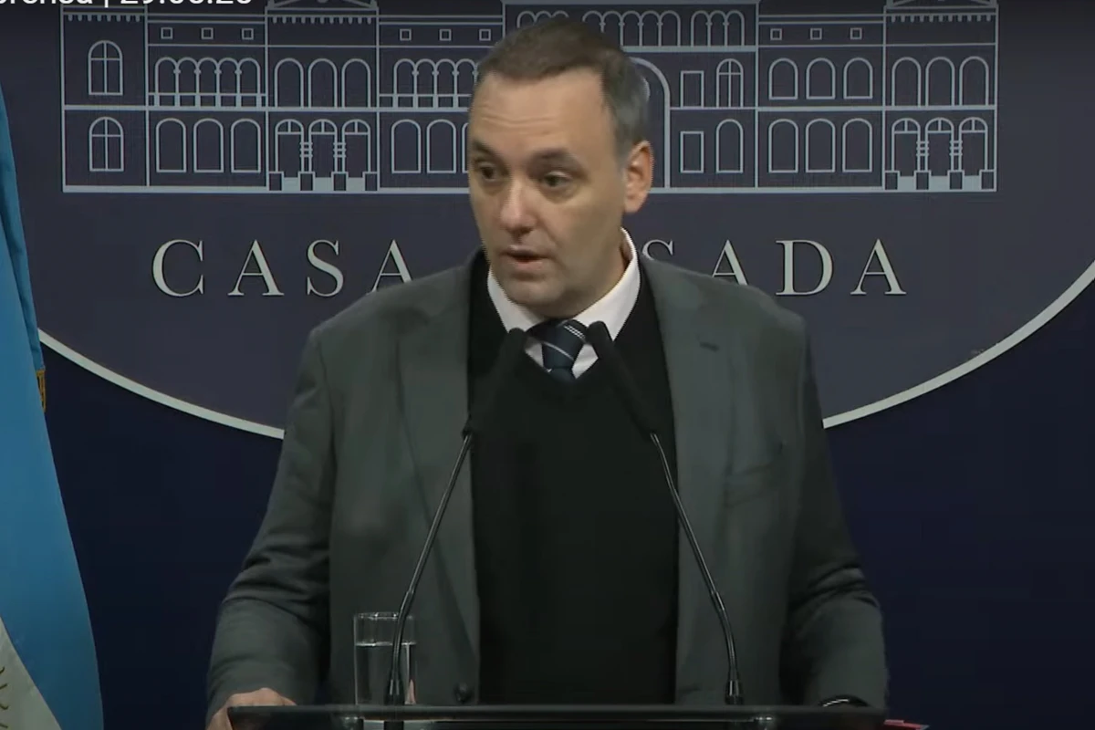 Manuel Adorni. CAPTURA DE VIDEO