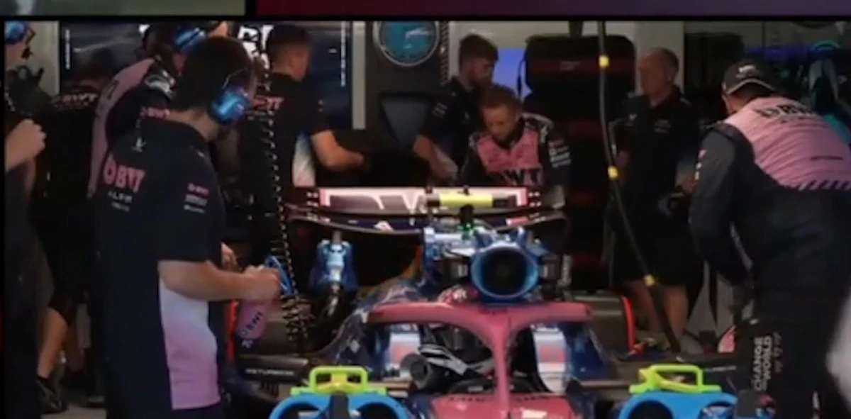 ¿Hubo fuego? Gran susto para Colapinto en el cierre de la primera práctica en el GP de España