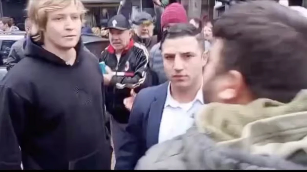 El youtuber Iñaki Gutiérrez se cruzó con los manifestantes en Misiones.