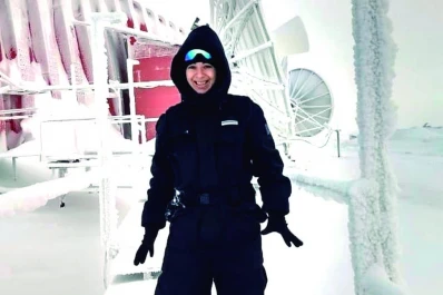 La primera mujer técnica en radares en base Marambio