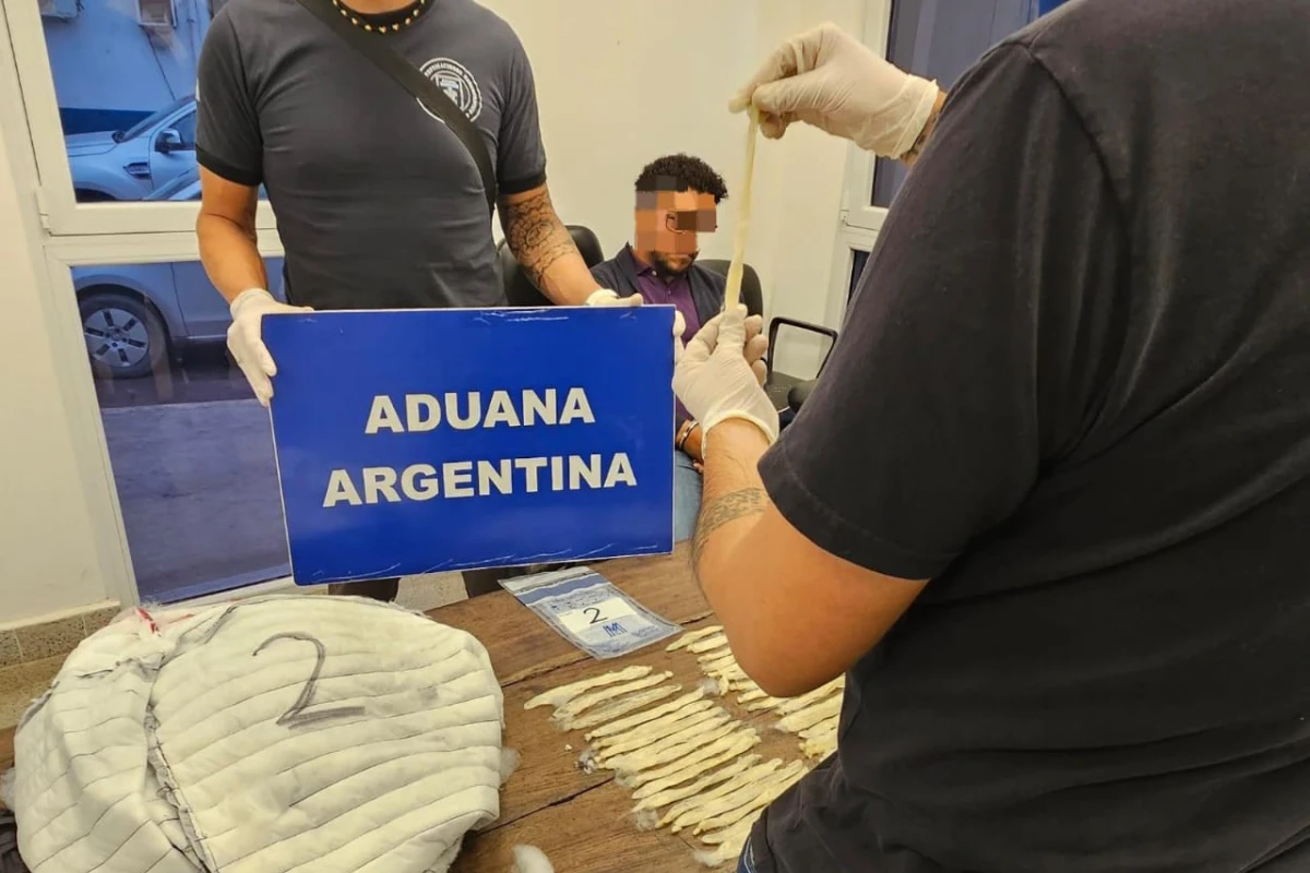 Secuestro de droga. ADUANA