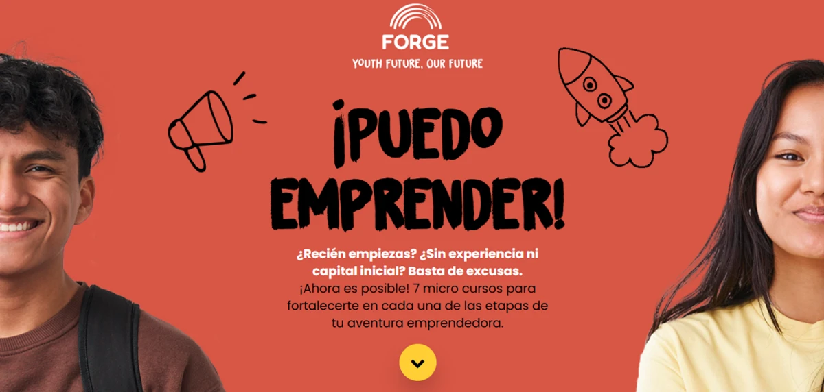 EMPRENDER EN SIETE PASOS. Fundación Forge lanza microcursos online para jóvenes emprendedores. / CAPTURA DE PANTALLA