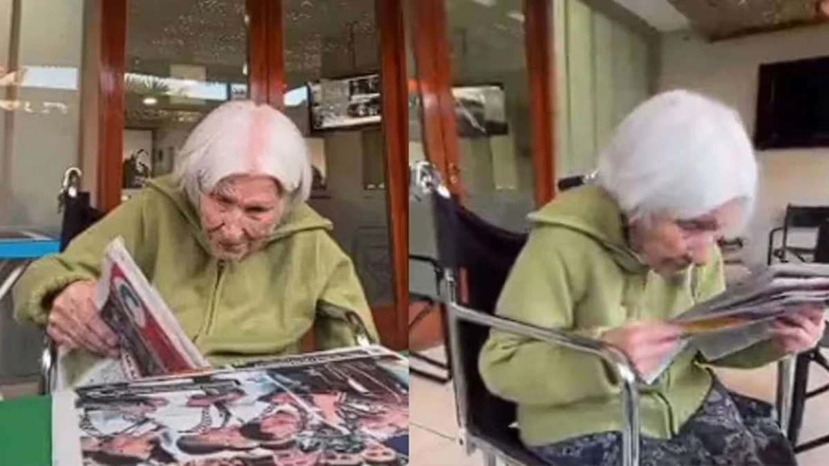 Abuela de 98 años se emociona al enterarse de la primera estrella de Platense. 