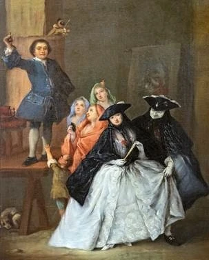 “EL CHARLATÁN” (1757) de Pietro Longhi -Pietro Antonio Falca- (Venecia, 05/11/1701-Ibid. 08/05/1785).