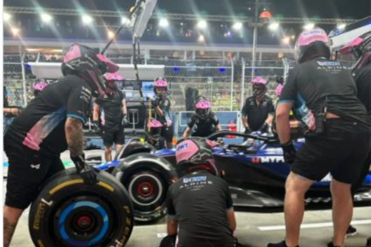 En España, Alpine se subió al podio