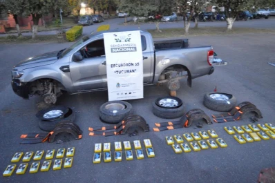 Narcotráfico: investigan a la banda que carga las ruedas con cocaína