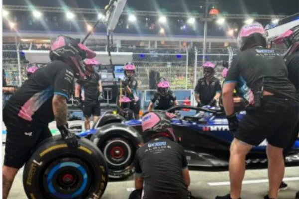 En España, Alpine se subió al podio