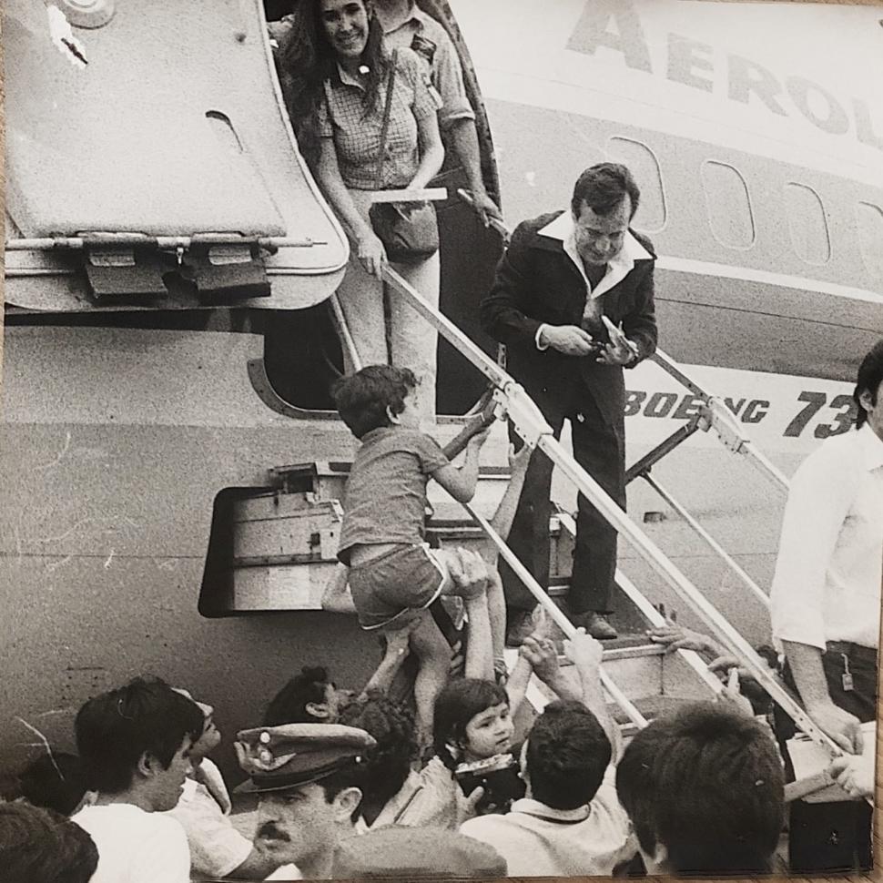 ARCHIVO LA GACETA. El furor, en la primera visita a Tucumán en 1980.