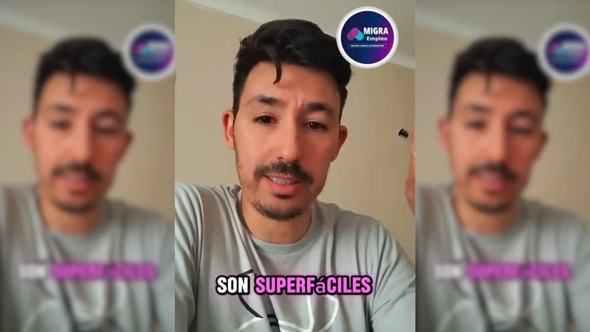 TIK TOK. En su cuenta @gaston.inmigrante, el creador comparte su experiencia tramitando la visa de estudios y explica cómo logró estudiar y trabajar en España gracias a los nuevos cambios en la normativa.