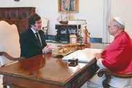 El papa León XIV le confirmó a Javier Milei que vendrá al país