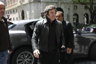 Milei llegó a Madrid, donde no prevé reunirse con ninguna autoridad española