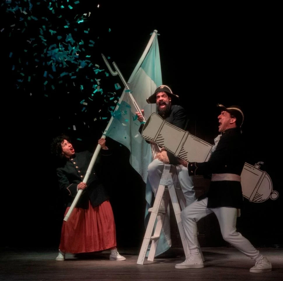 Próceres de la Patria: obras en la Sociedad Francesa