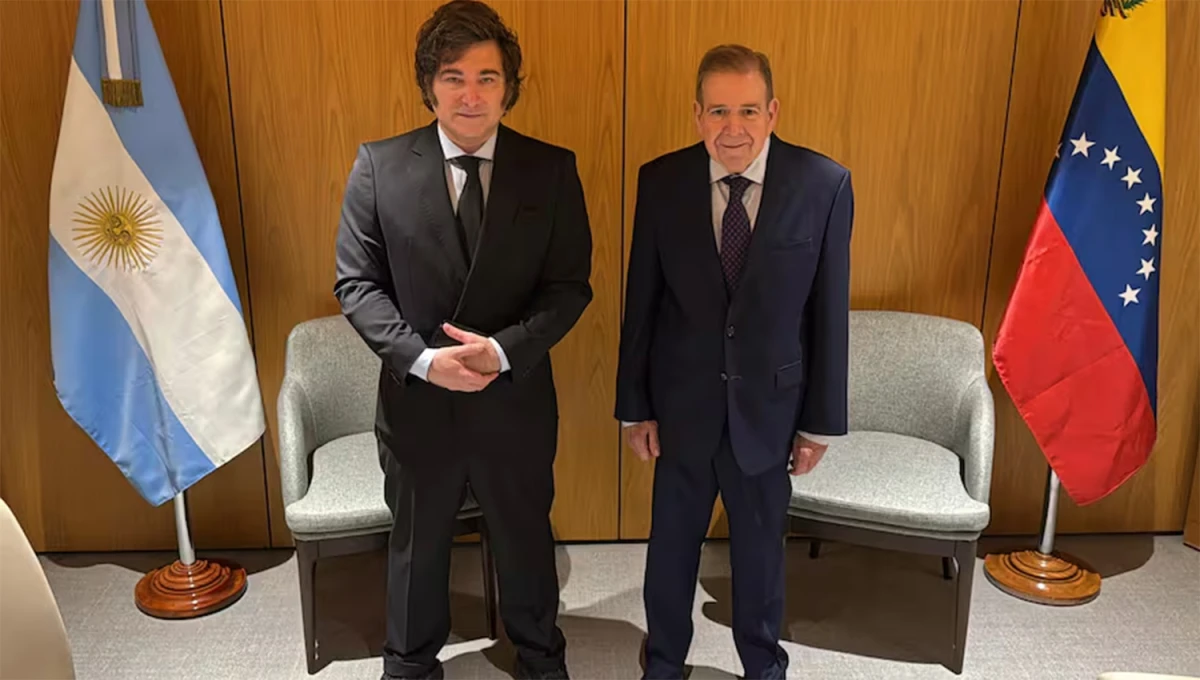 SINTONÍA. Fuentes del Gobierno evidenciaron la cercanía entre Milei y González Urrutia. 