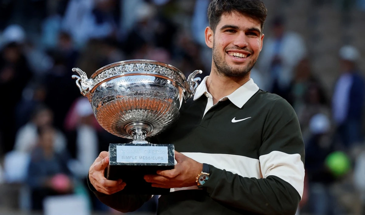 FELICIDAD. Con el triunfo sobre Sinner, Alcaraz sigue escribiendo su etapa más dorada.