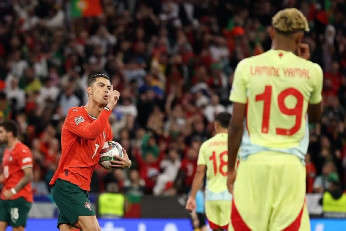 Cristiano Ronaldo le ganó el duelo a Lamine Yamal y Portugal se consagró campeón de la Nations League