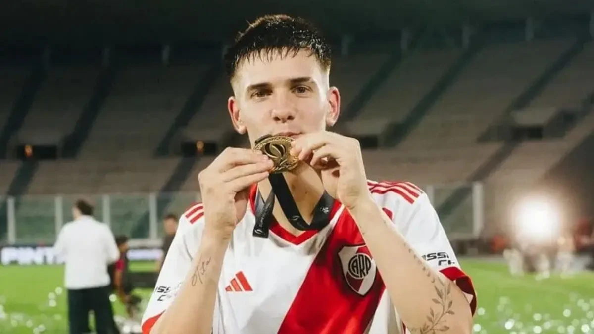 VOLVERÁ. Mastantuono se fue feliz, pero nostálgico por todo lo que vivió en River.