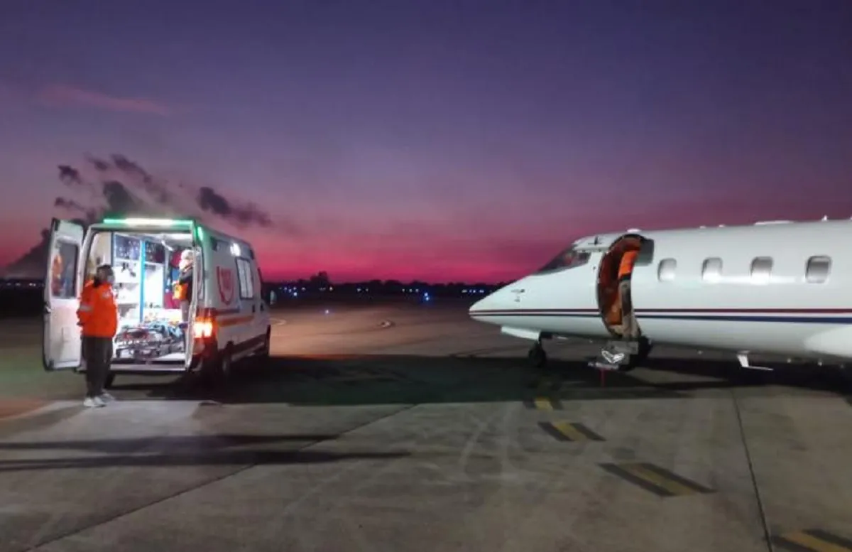 Un bebé y un niño fueron trasladados en el avión sanitario de Tucumán