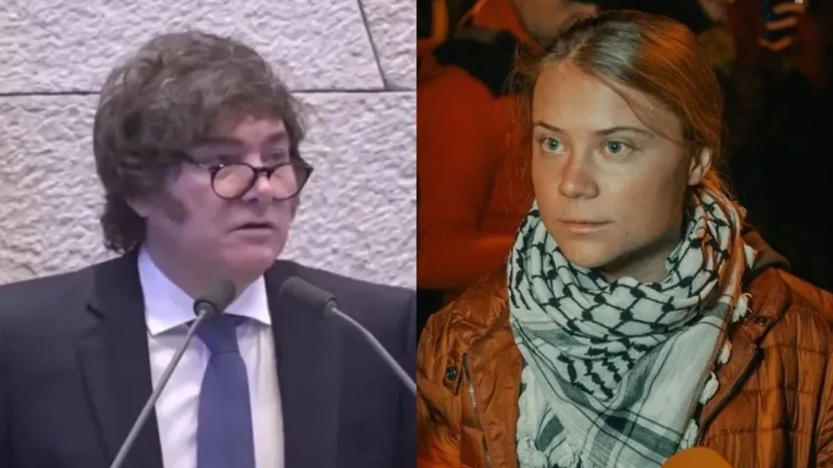 CRÍTICO. El mandatario argentino cargó contra la activista Greta Thunberg.