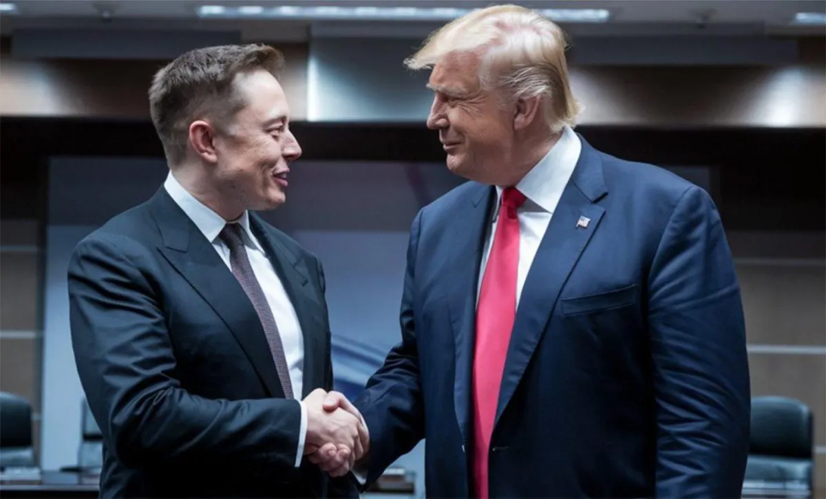Elon Musk y Donald Trump.