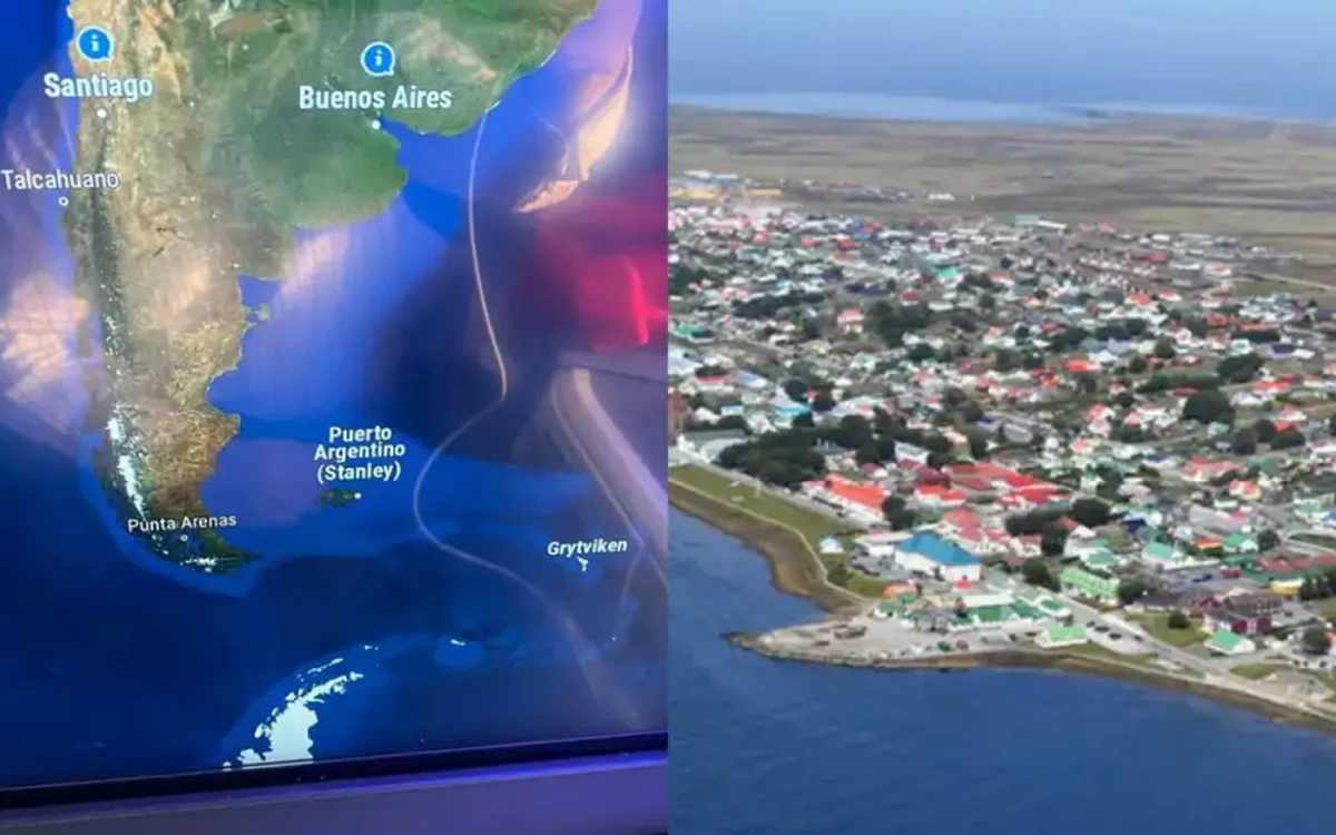 Furia de los ingleses con una aerolínea por un “error” sobre Malvinas