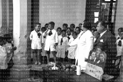 Recuerdos fotográficos: el cepillo de dientes en la escuela