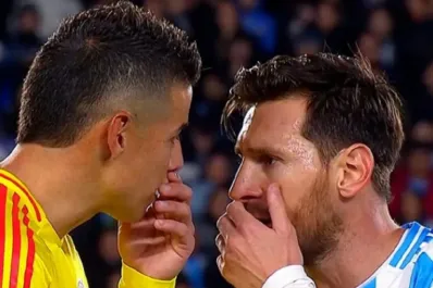 El caliente cruce entre Messi y James Rodríguez en el empate entre la Selección Argentina y Colombia: “Hablas mucho”