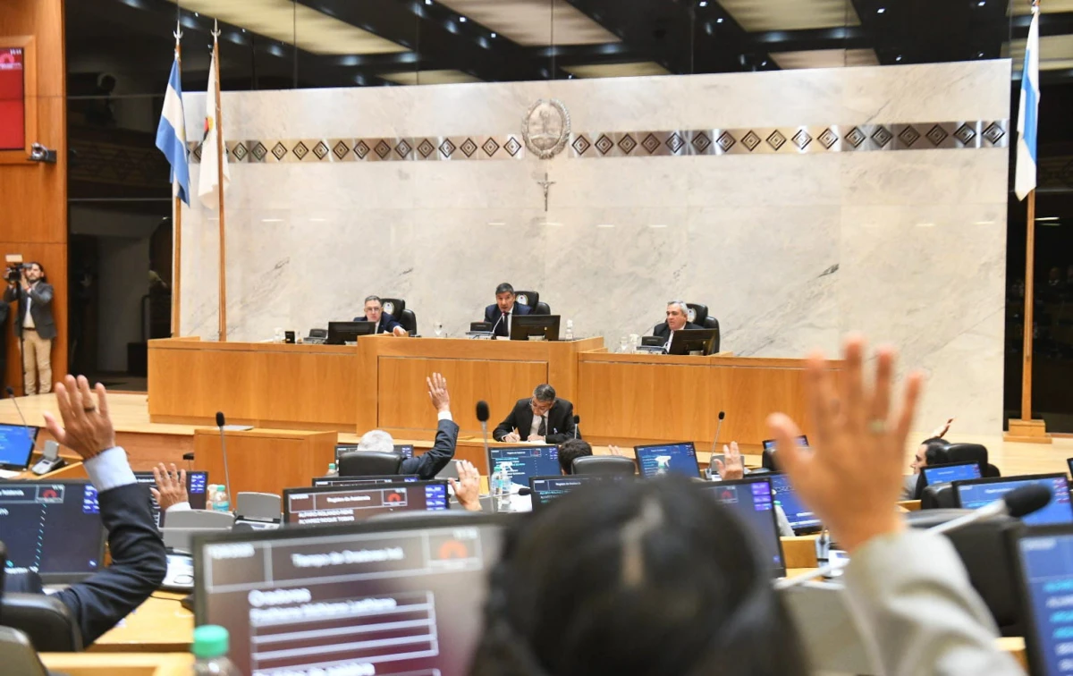 Sesión especial en la Legislatura. 