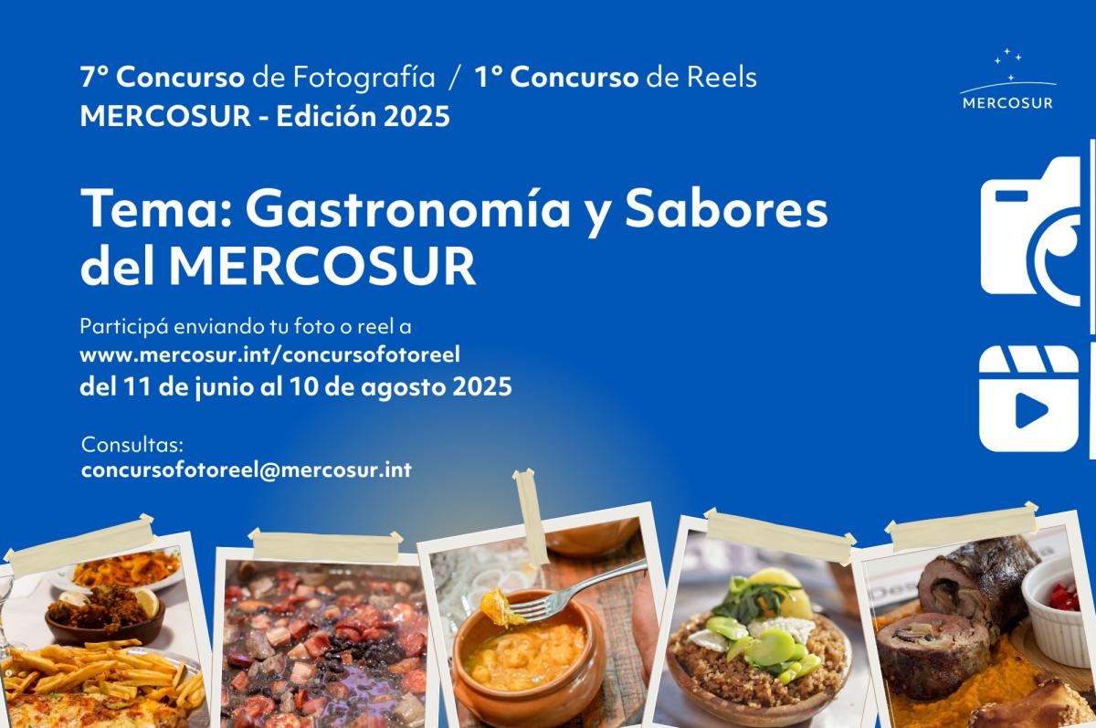 CONVOCATORIA. El Mercosur lanzó la convocatoria para que jóvenes retraten su cultura culinaria con fotos o reels y participen en un concurso con premios en efectivo.