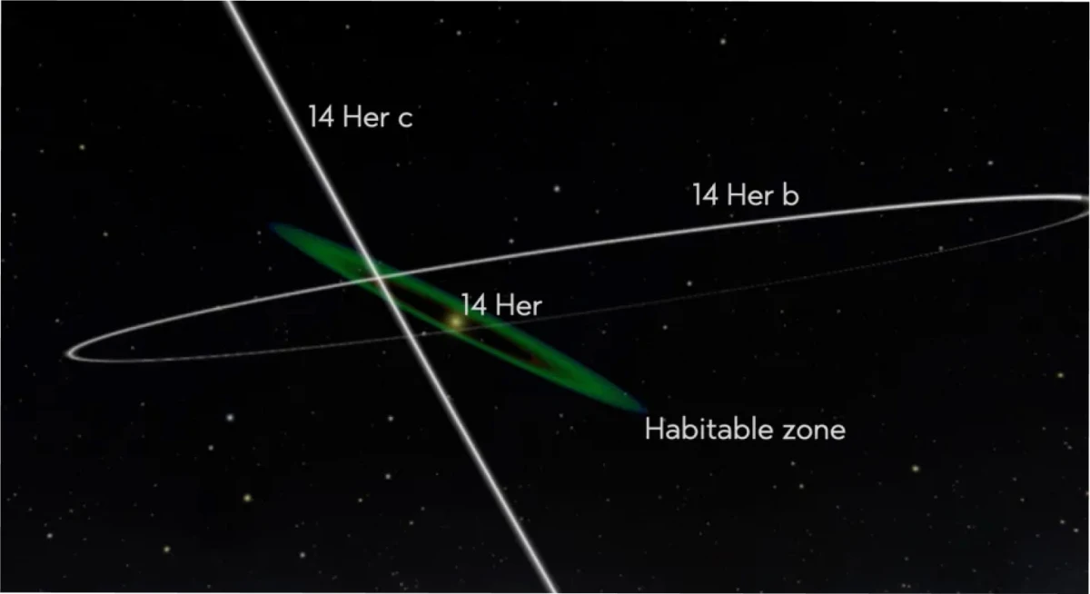 Eld escubrimiento de 14 Herculis c. (Crédito de la imagen: Deion Desir/AMNH/OpenSpace)