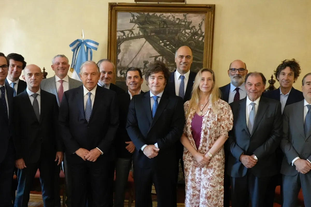  Javier Milei se reunió con empresarios en España 