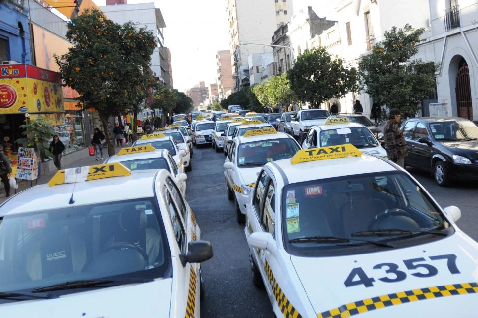 TAXIS. El último aumento en la tarifa del Sutrappa se otorgó en abril del año pasado.  